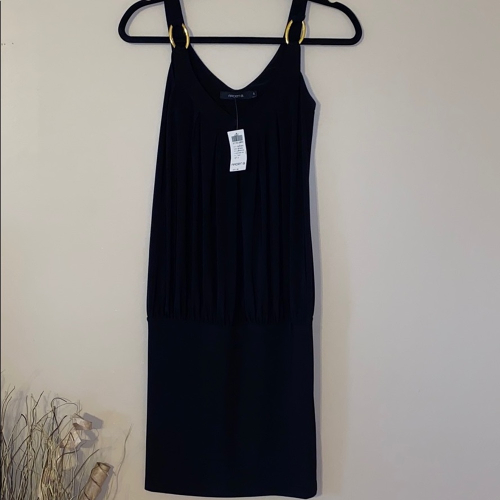 NWT ARDEN B. LittleMini Dress Gold Buckles - Small